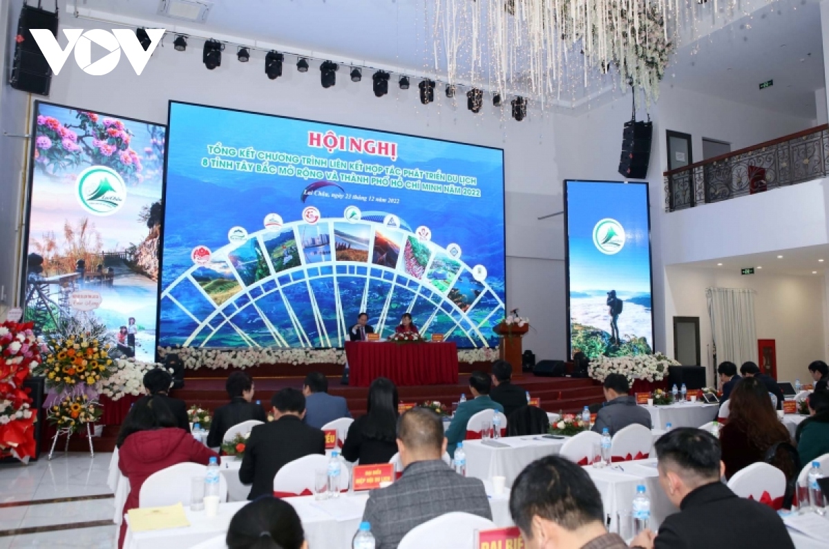 Hội nghị tổng kết chương trình liên kết hợp tác phát triển du lịch 8 tỉnh Tây bắc mở rộng và Thành phố Hồ Chí Minh năm 2022 được tổ chức tại tỉnh Lai Châu